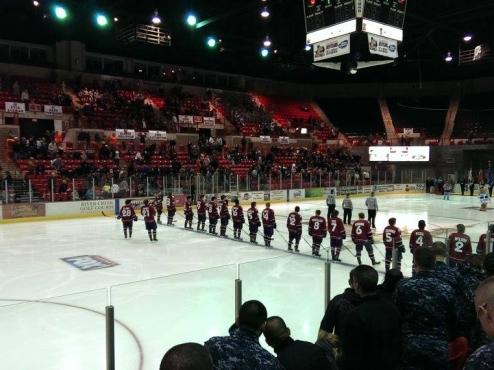 Ice Dogs top Wildcats in front of huge crowd
