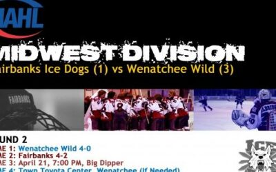 Ice Dogs Beat Wenatchee in Game 2