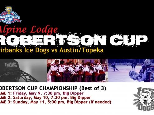 Ice Dogs Will Host Robertson Cup Championship