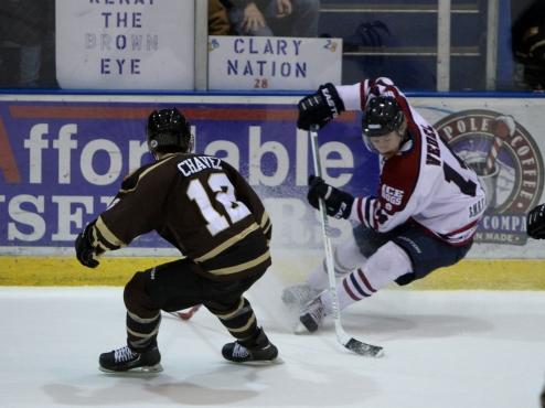 Ice Dogs rally to beat Brown Bears, win ninth straight