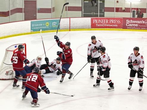 Power play sparks Ice Dogs over Magicians