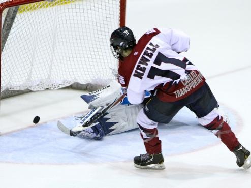 Shootout Thriller:  Newell gives Ice Dogs a victory against Wild