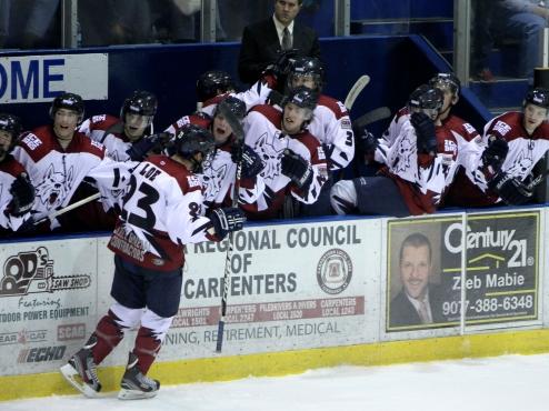 Ice Dogs come up short against Wildcats