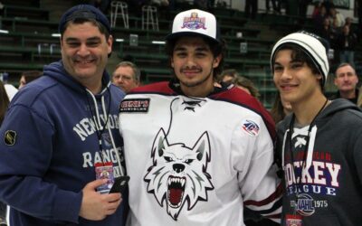 Goalie CJ Boothe steps up for the Ice Dogs