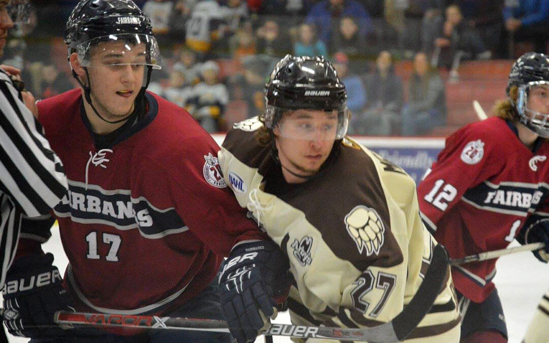 Ice Dogs top Kenai River with Blueger’s late goal