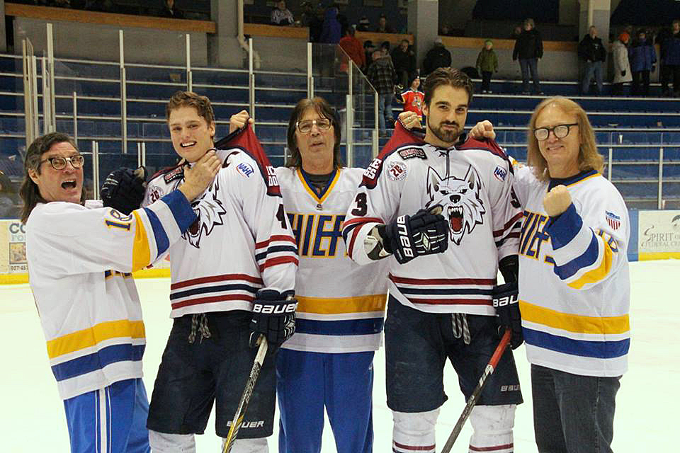 Ice Dogs score three late goals, manhandle Brown Bears