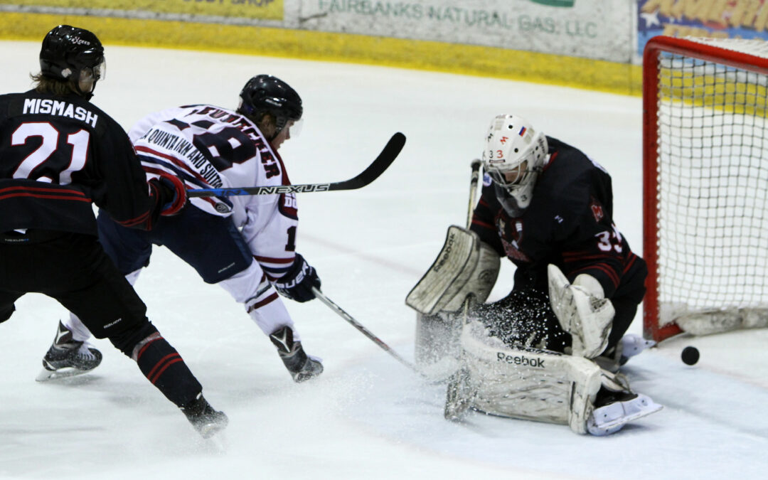 Endurance does the trick: Ice Dogs score four in comeback against Magicians
