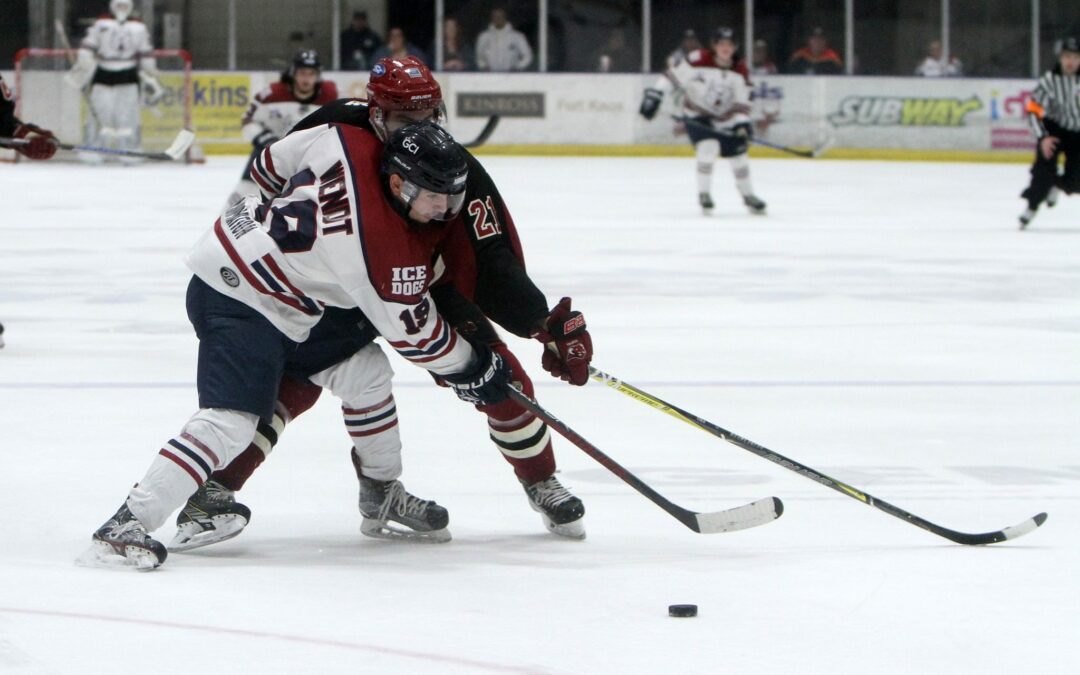 Minot downs Ice Dogs in overtime