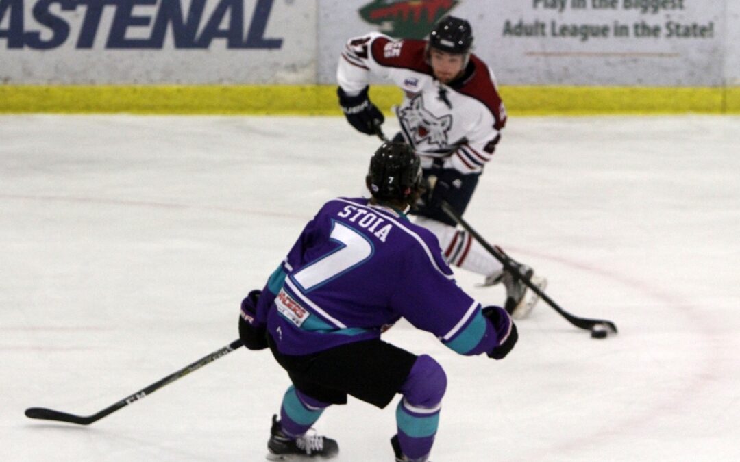 Ice Dogs Earn First Point of Season