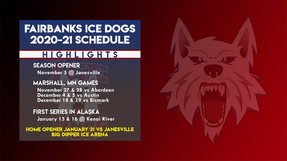 Ice Dogs release 2020-21 season schedule