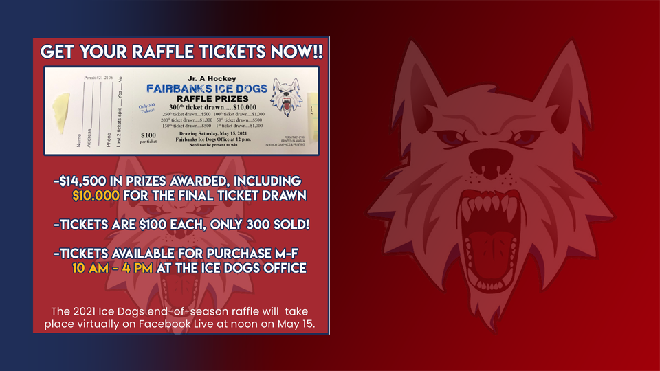 End of Season Raffle Tickets on Sale Now