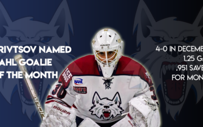 Ice Dog rookie earns monthly honor
