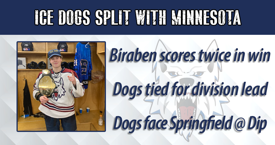 Ice Dogs home stand continues this weekend