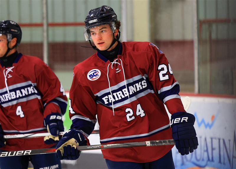 Fairbanks Defenseman Norkevicus makes NCAA Commitment