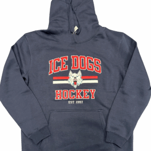 Navy Ice Dogs Hockey Hoodie