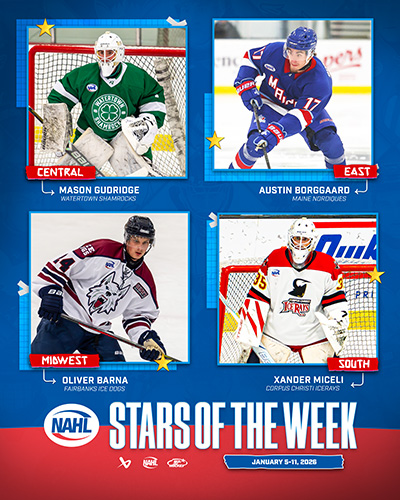Midwest Division Star of the Week: Oliver Barna, Forward, Fairbanks Ice Dogs