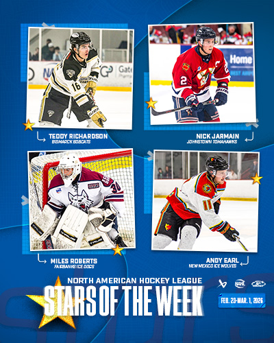 Midwest Division Star of the Week: Miles Roberts, Goaltender, Fairbanks Ice Dogs